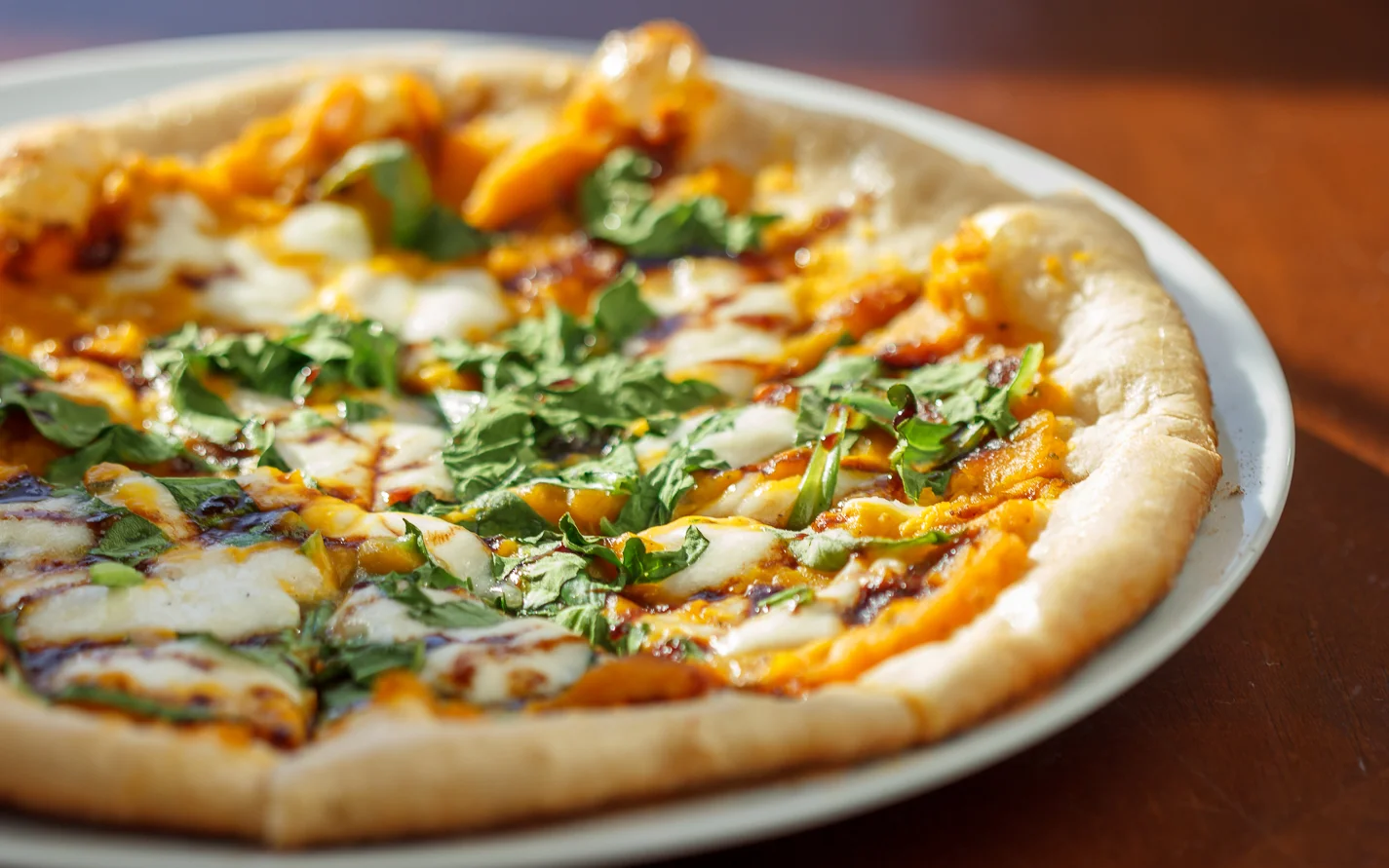 Orange Spiced Kobacha Flatbread, Ironwood American Bistro