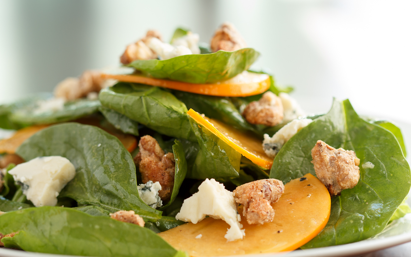 Persimmon and Blue Cheese Salad, Ironwood American Bistro