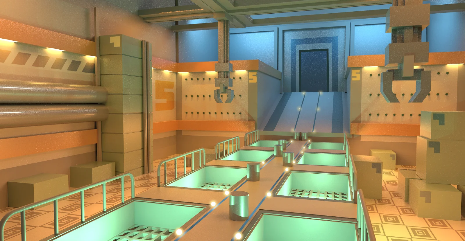 Toxic zone concept art by Brian Higgins.