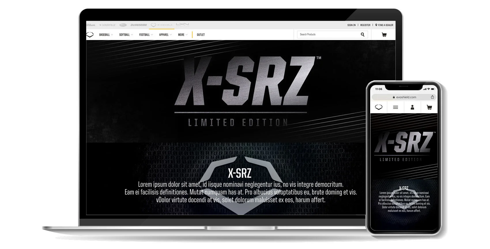 X-SRZ Landing Page