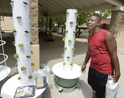 Vacaville Boys and Girls Club member, Chris Island, 11, of... (Joel Rosenbaum — The Reporter)