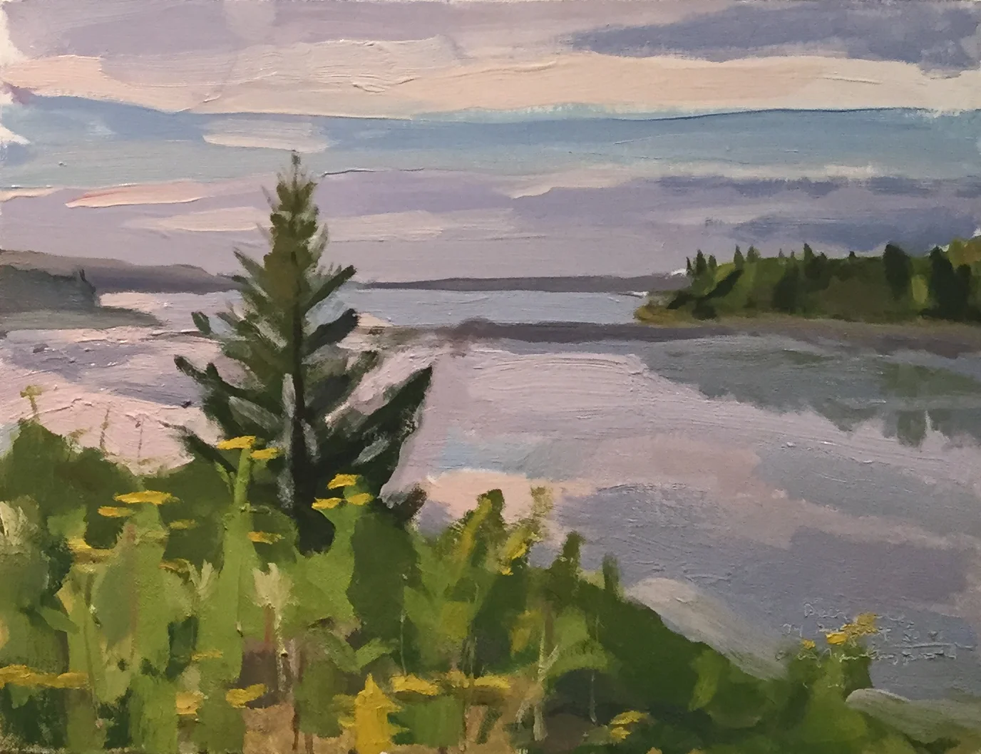 Deer Isle, oil on canvas, 14x18