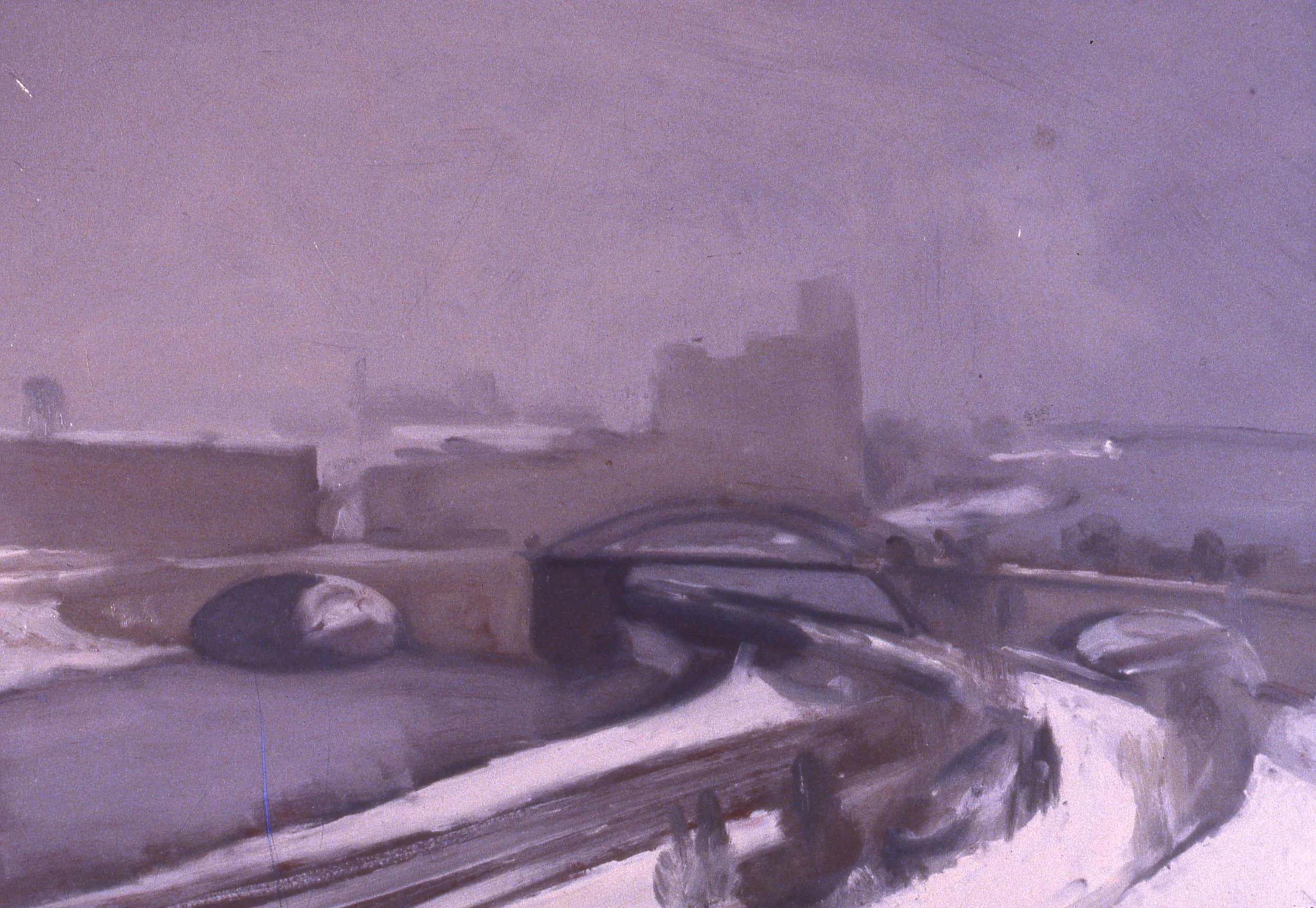 Old Cottage Farm Bridge, 17x24, oil on panel, 1991.jpg