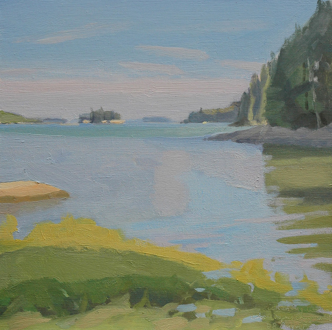 Pickering Cove, oil on canvas, 22 x 22