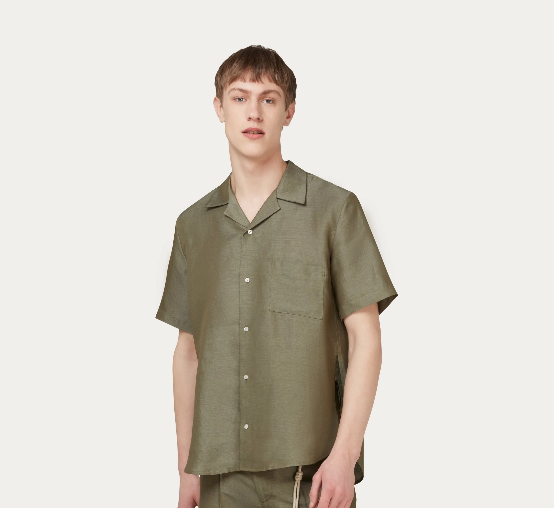 Resort Shirt with Side Slits