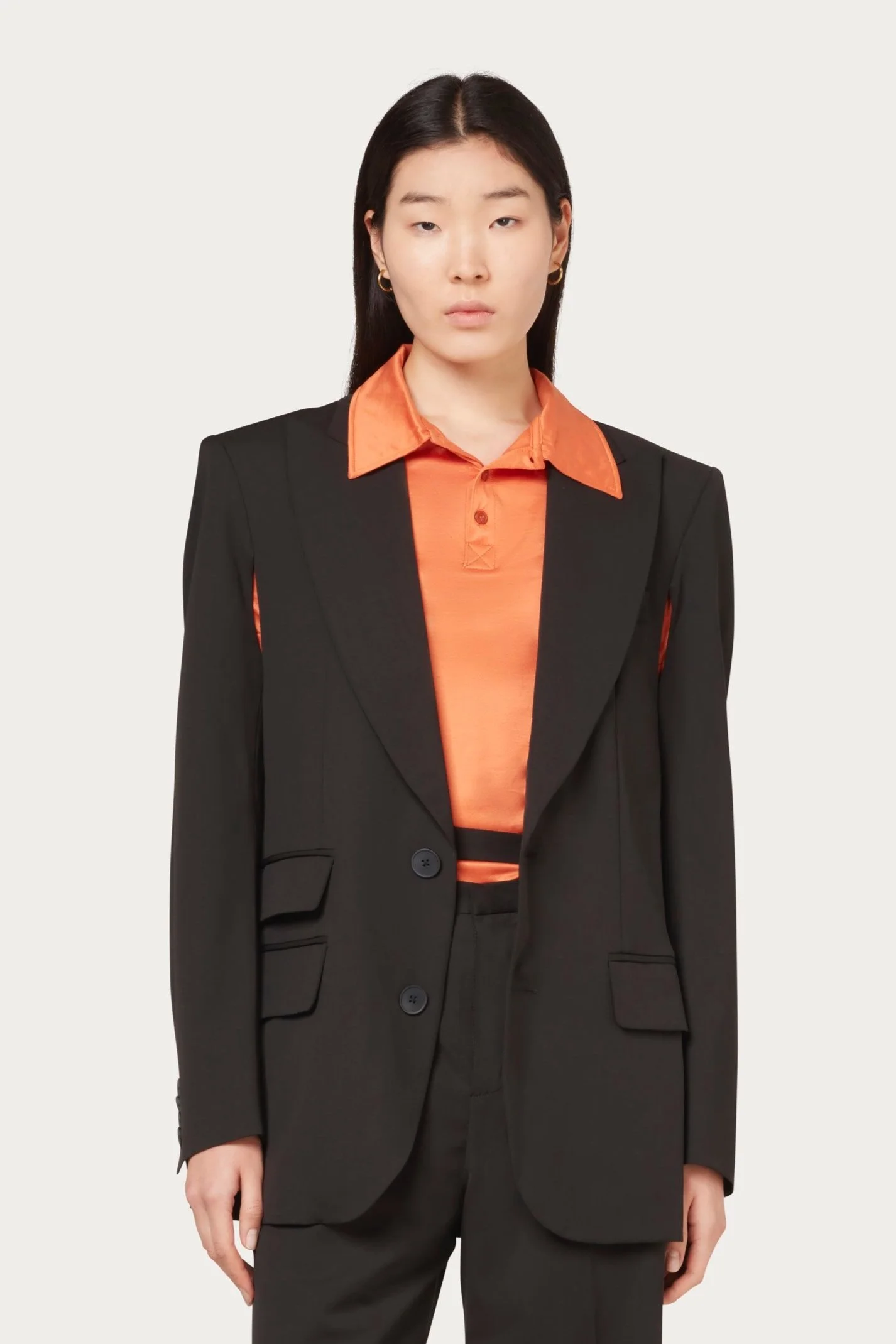 Polo Shirt In Orange