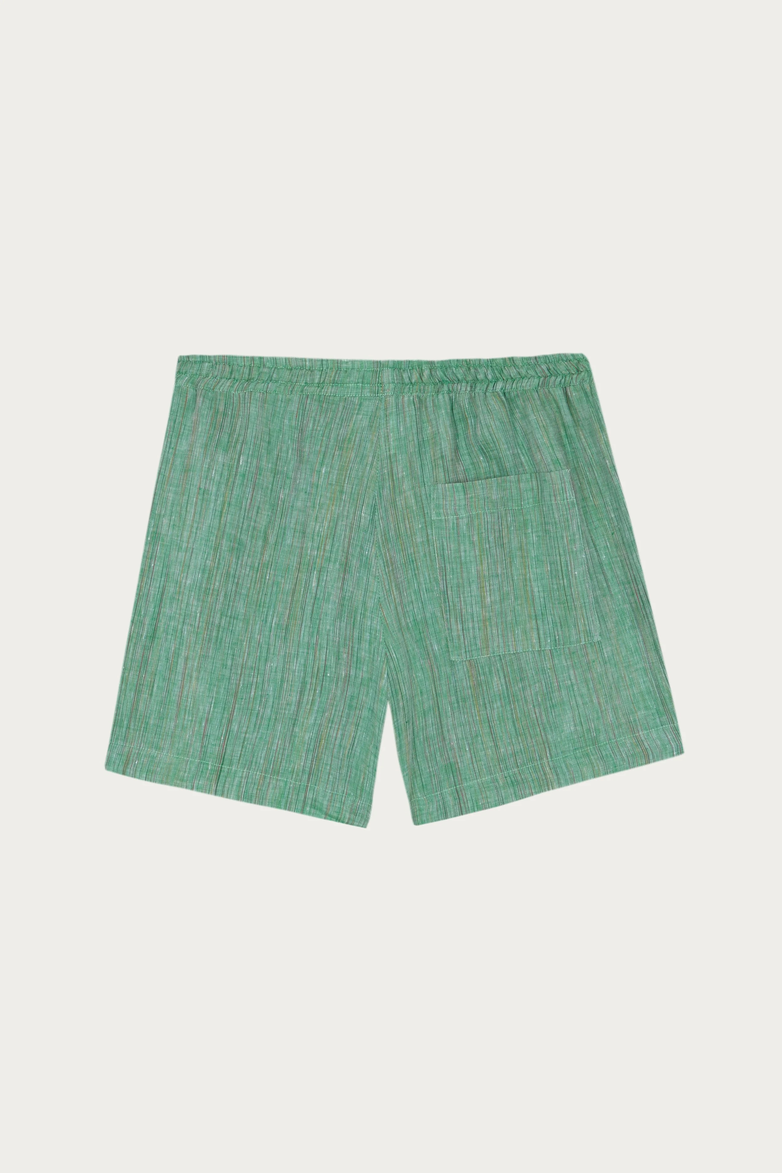 CB - Linen short trousers green back.jpg