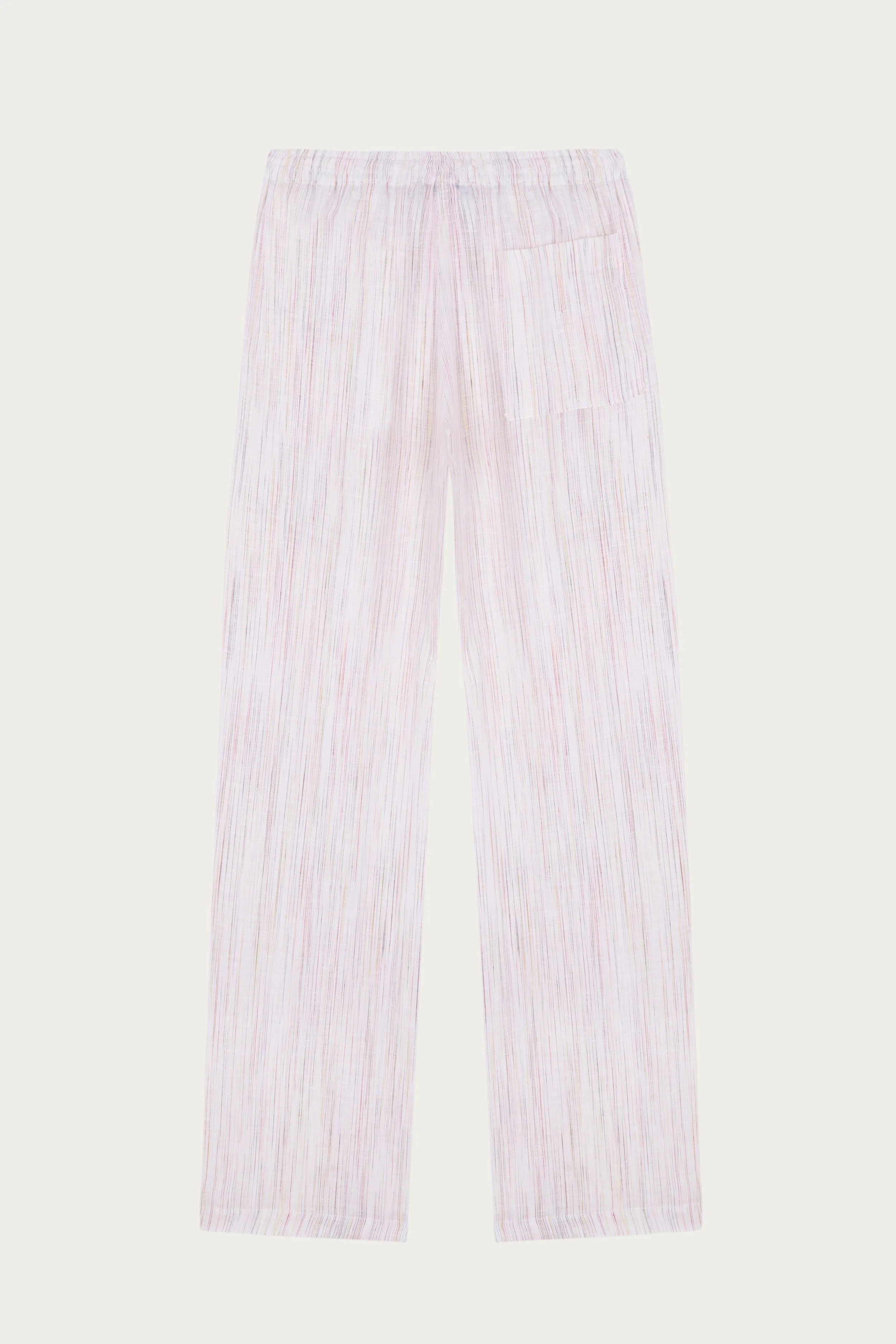 Lounge trousers with elasticated waist
