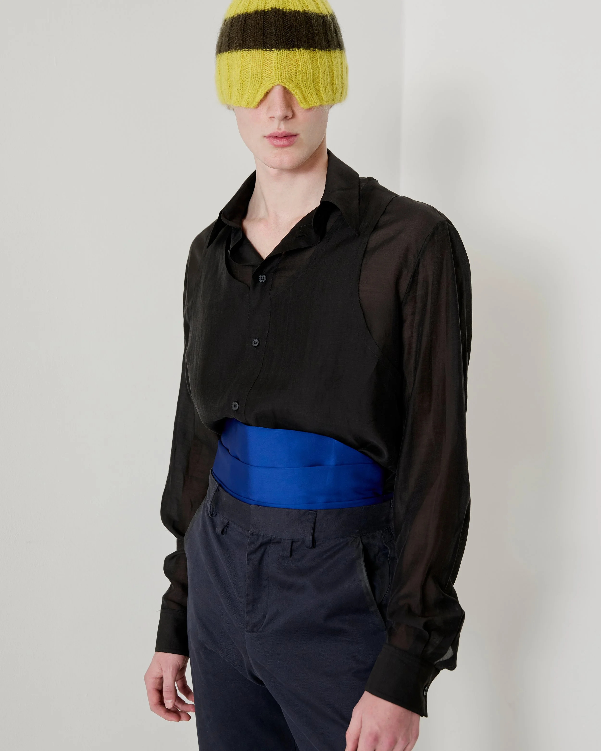 CUT-OUT OVERLAY SHIRT