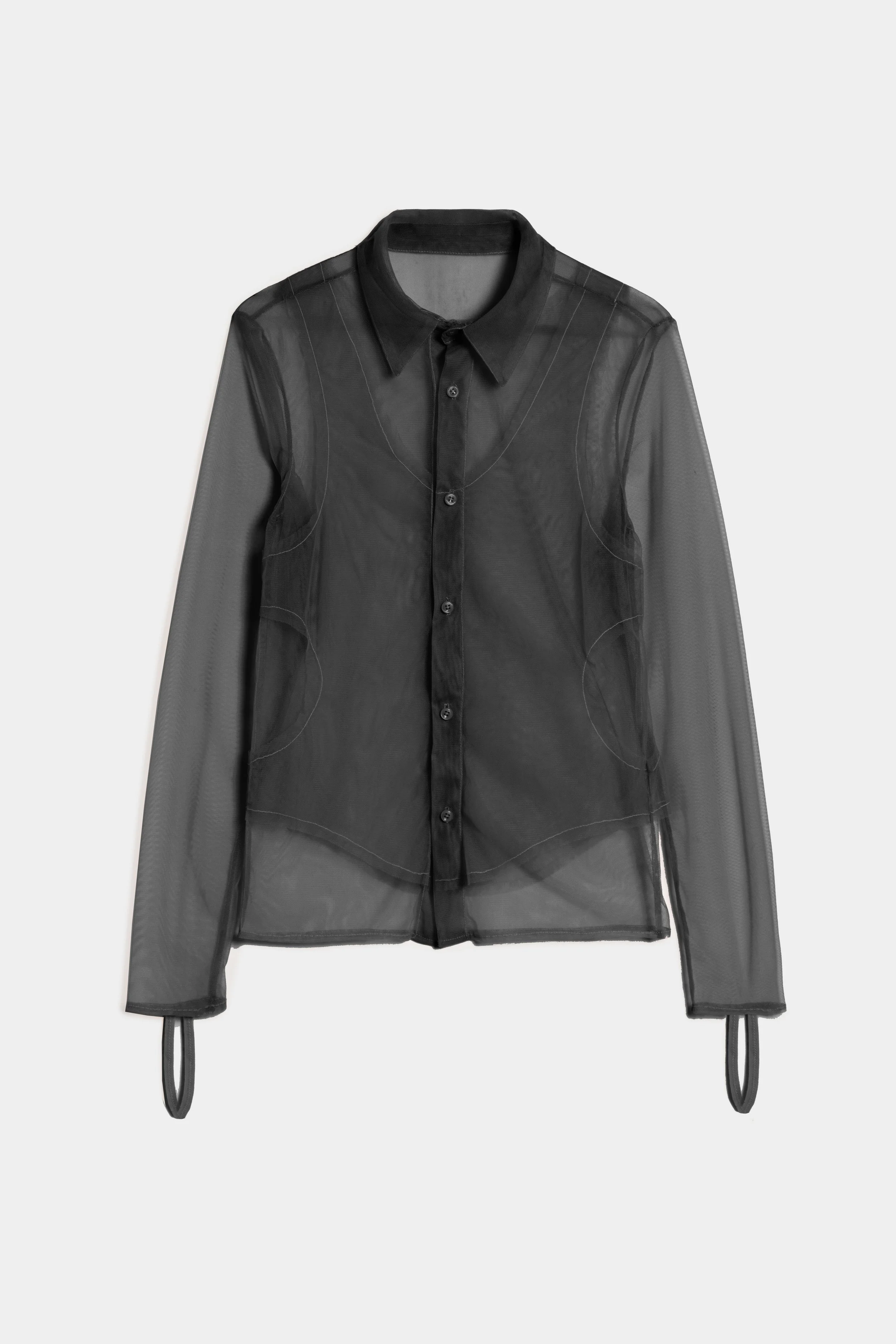 TROMPE L'OEIL MESH SHIRT