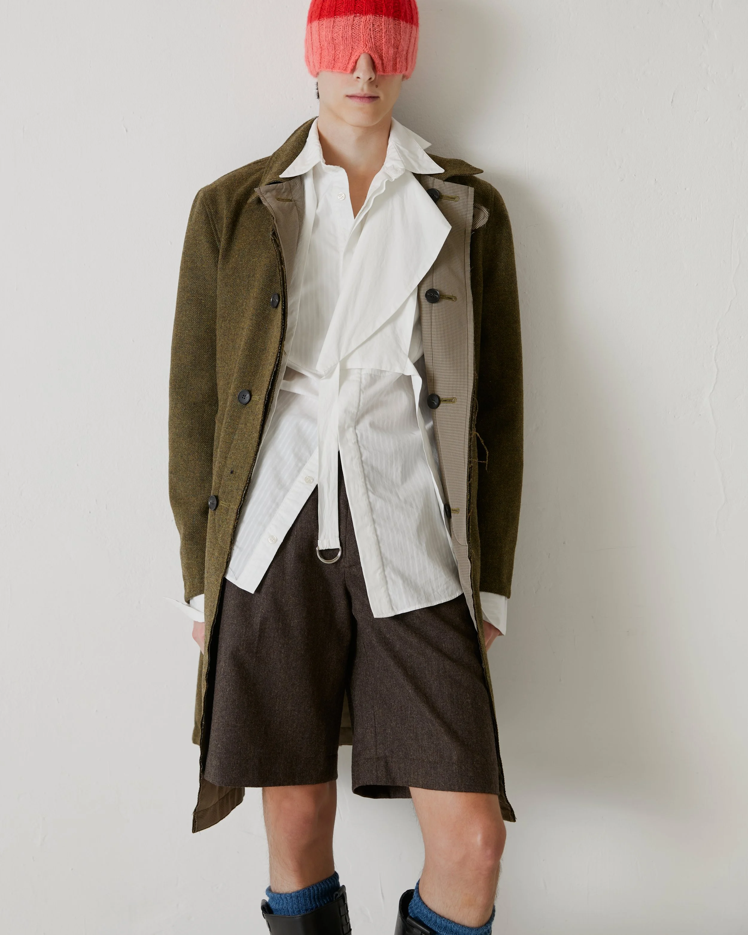 DECONSTRUCTED TUXEDO SHIRT