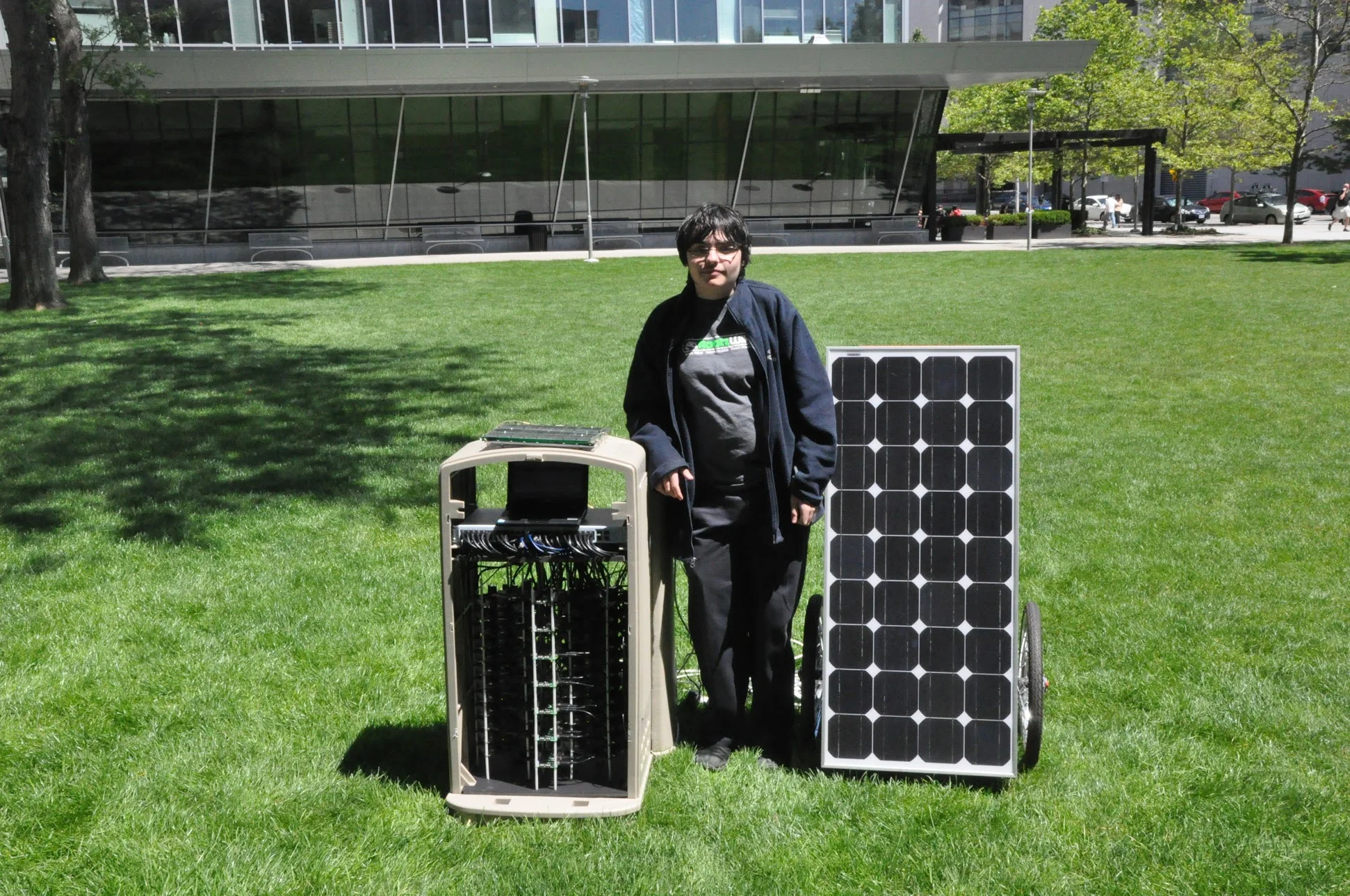 Me with cluster, June 17th, 2012