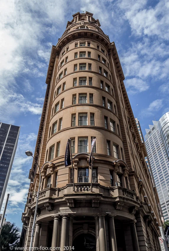 Photo Taken: Hunter St (I think), Sydney. 1/160 sec, 12mm, f/4.0, ISO100.