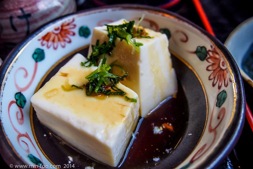 How the tofu is served and eaten.