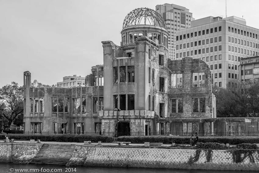 The Atomic Dome from across the river