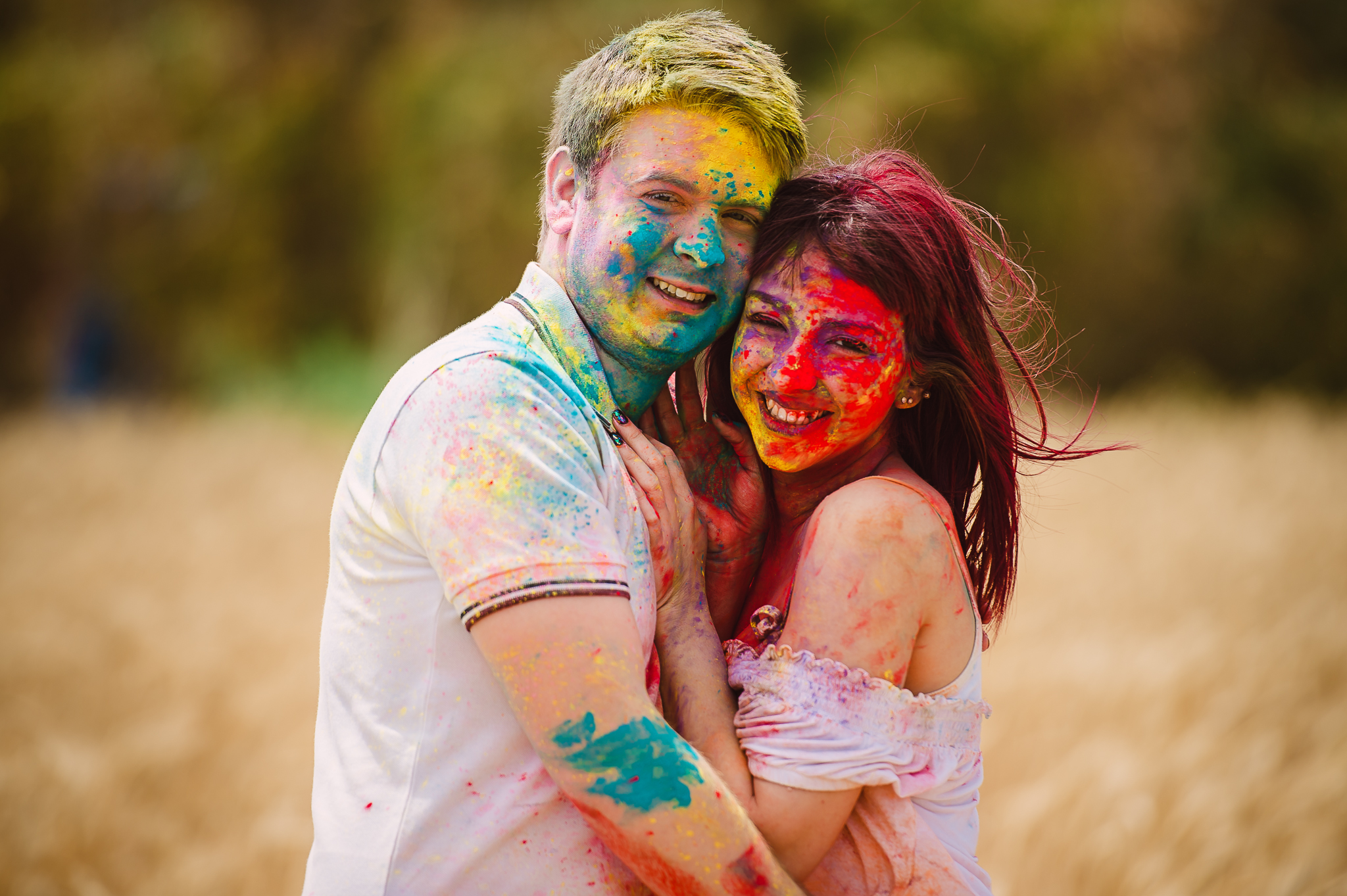 Engagement Session - Gozo - Holi Colours - Shane P. Watts Photography