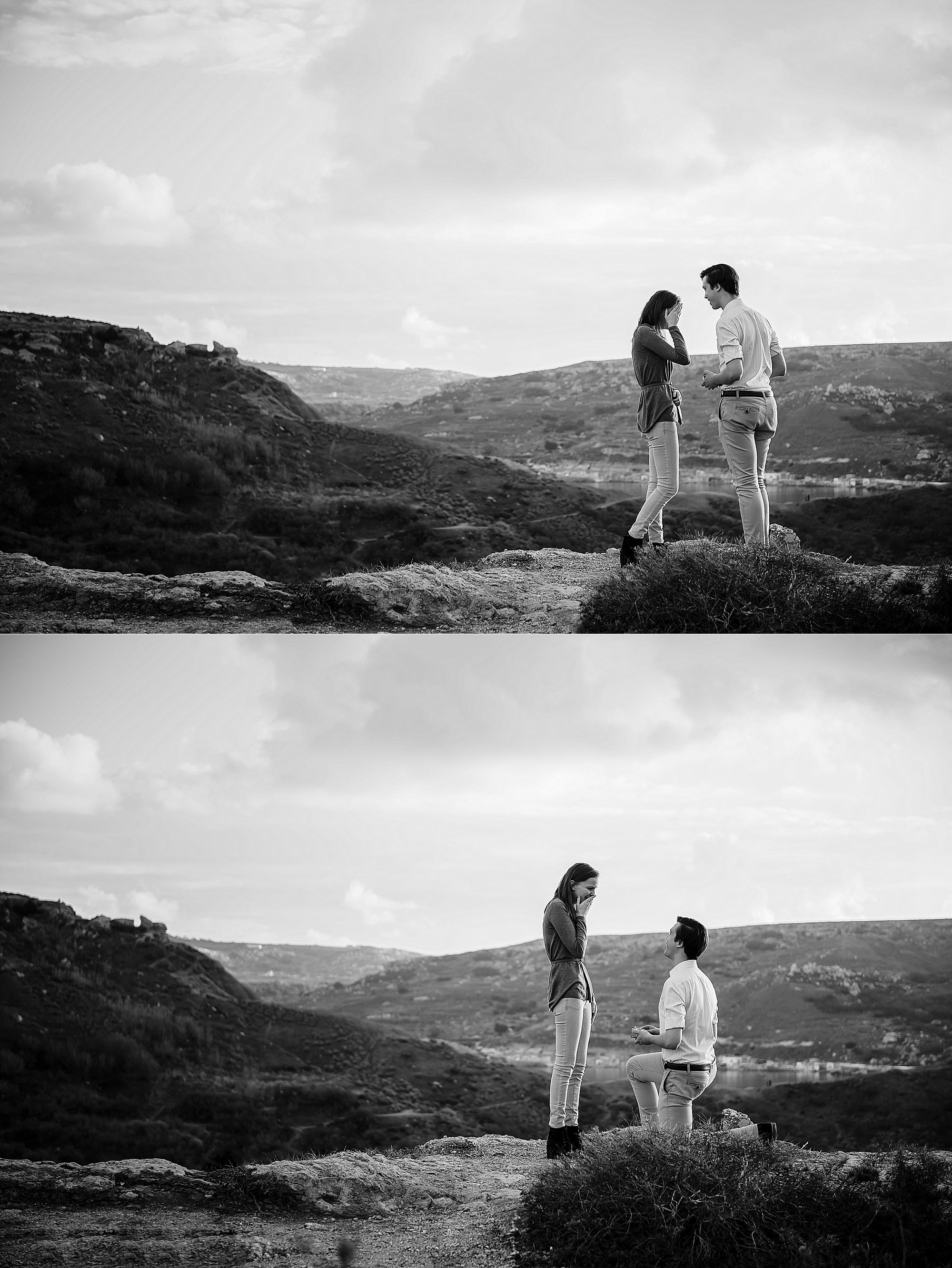 Secret Proposal - Ghajn Tuffieha Malta - Alice & Harrison - Shane P. Watts 