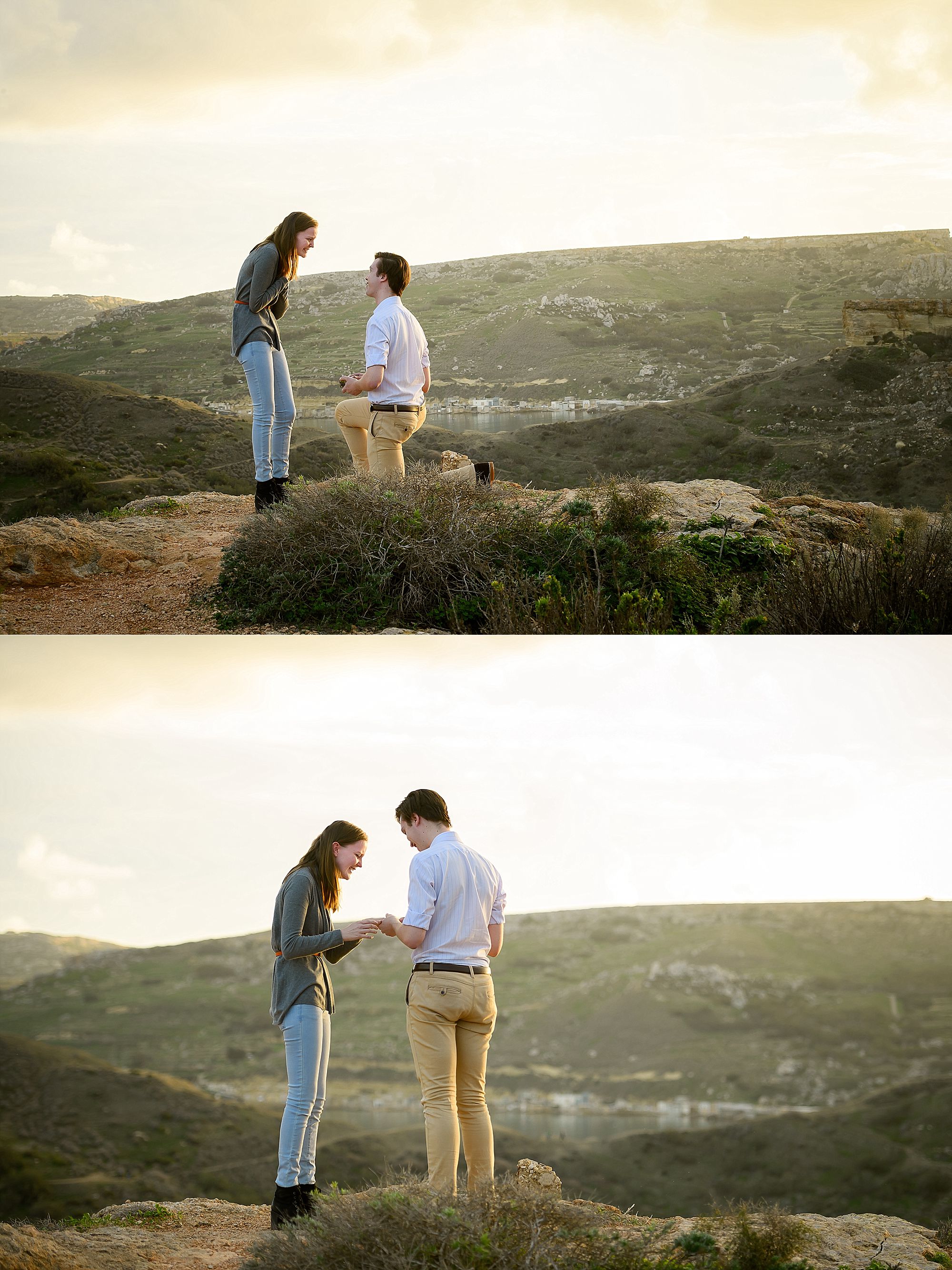 Secret Proposal - Ghajn Tuffieha Malta - Alice & Harrison - Shane P. Watts