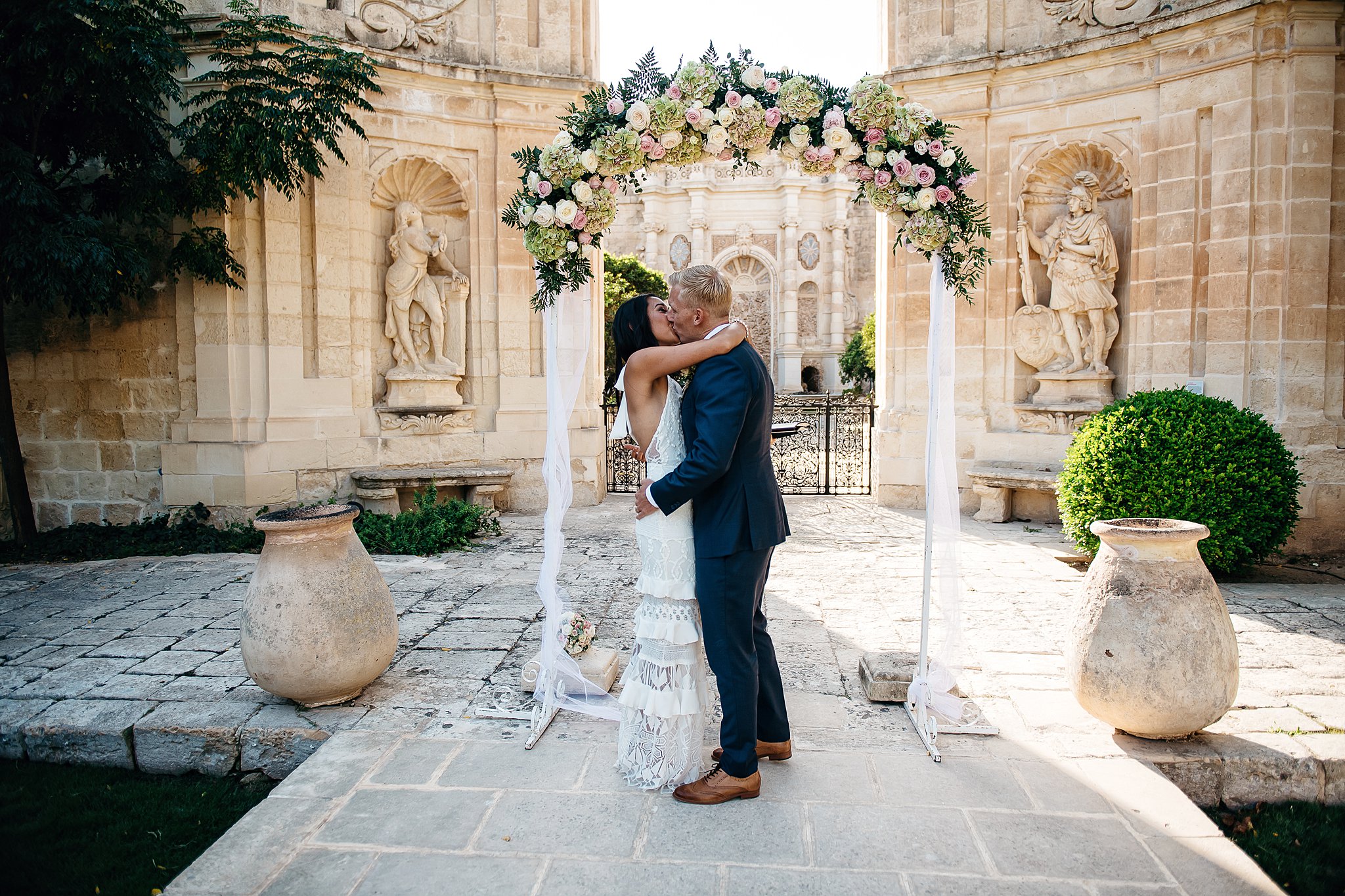 Ashley & Adam | Villa Bologna | Destination Wedding Malta