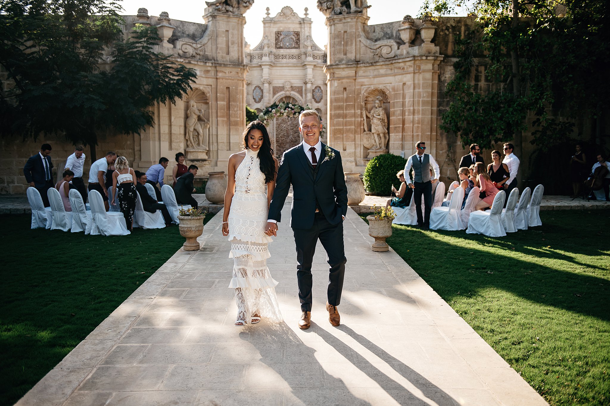 Ashley & Adam | Villa Bologna | Destination Wedding Malta