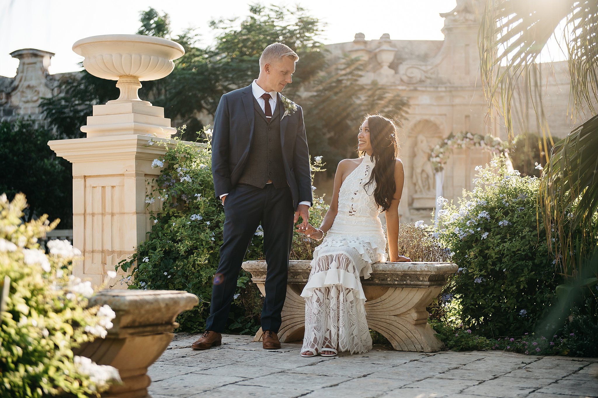 Ashley & Adam | Villa Bologna | Destination Wedding Malta