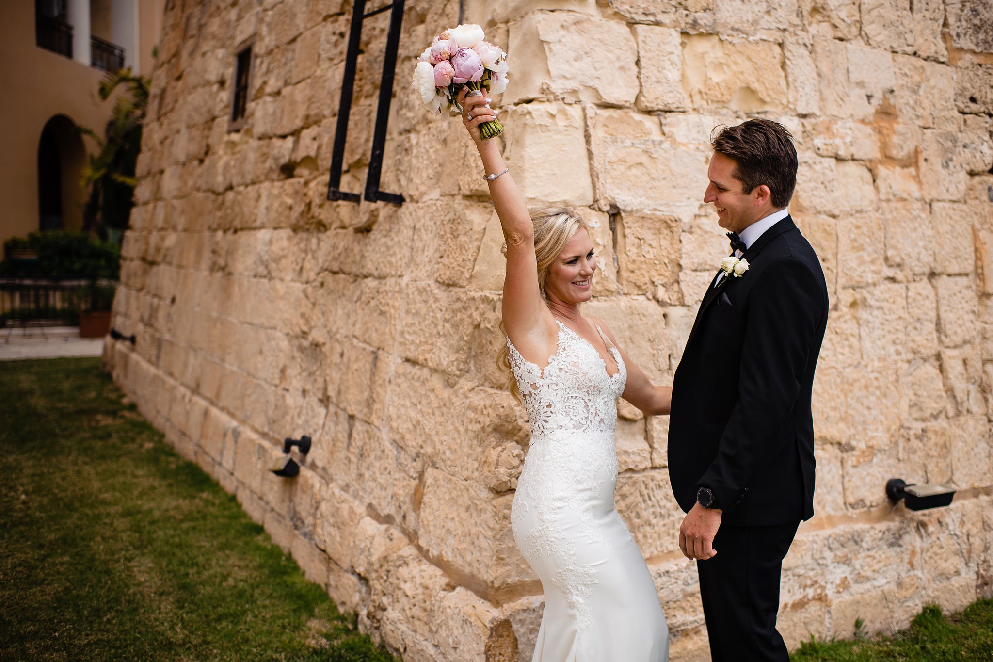 Ashley &amp; Colby | Villa Bologna Attard | Wedding Photography Malta