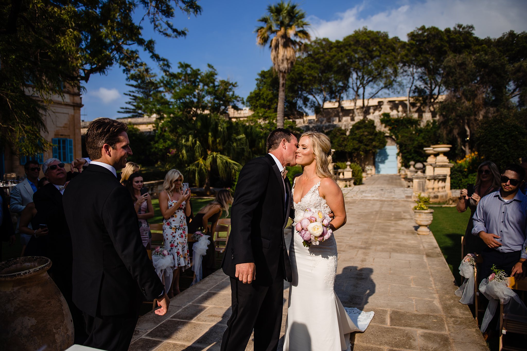 Ashley &amp; Colby | Villa Bologna Attard | Wedding Photography Malta