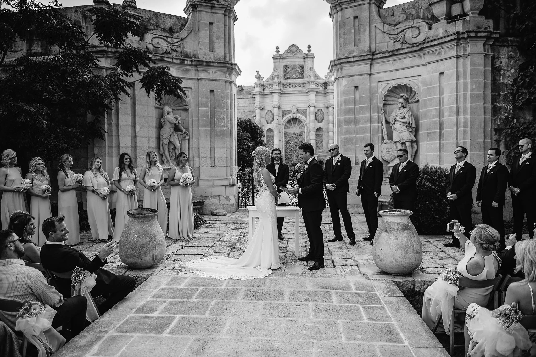 Ashley & Colby | Villa Bologna Attard | Wedding Photography Malta