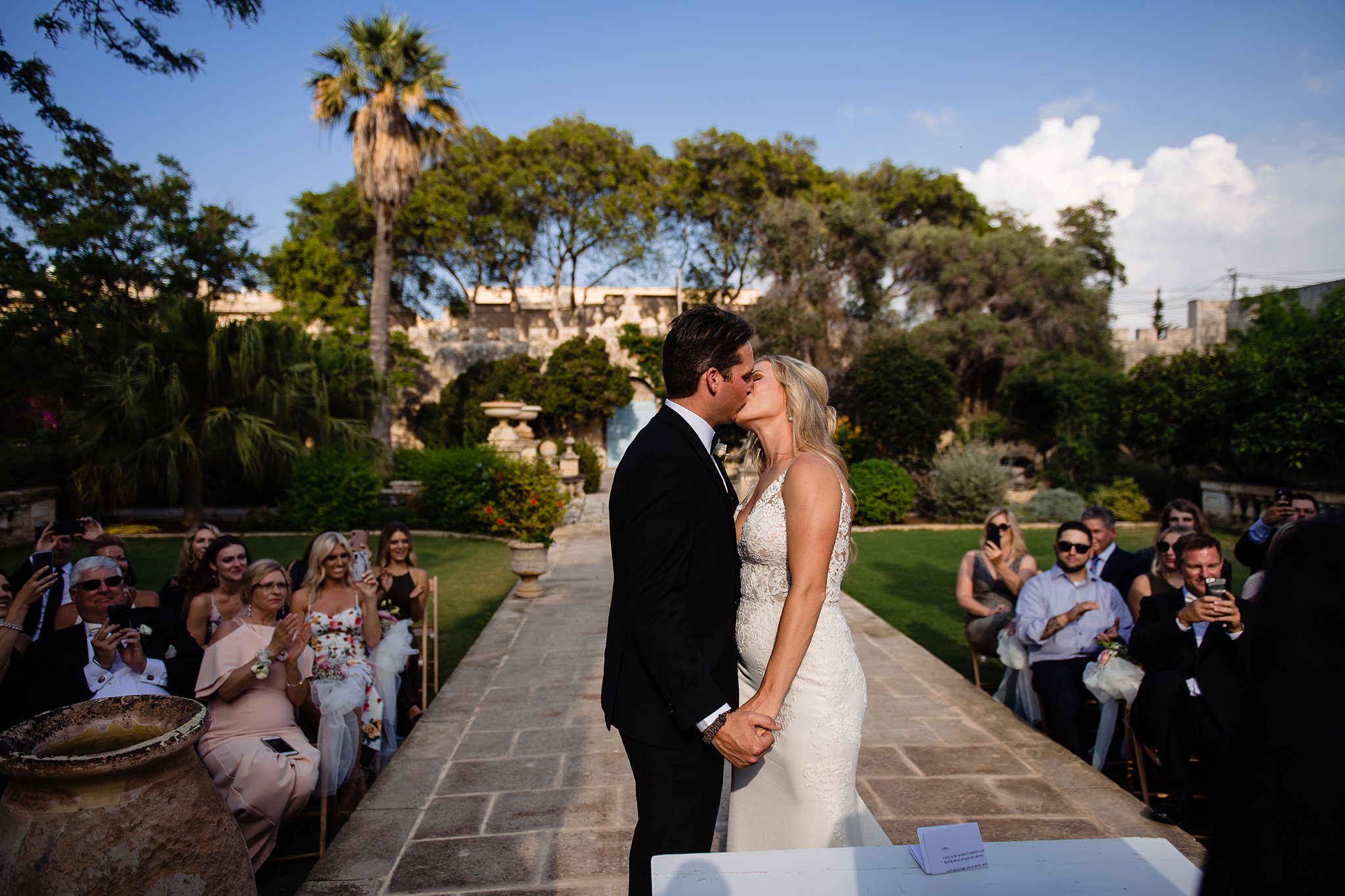 Ashley &amp; Colby | Villa Bologna Attard | Wedding Photography Malta