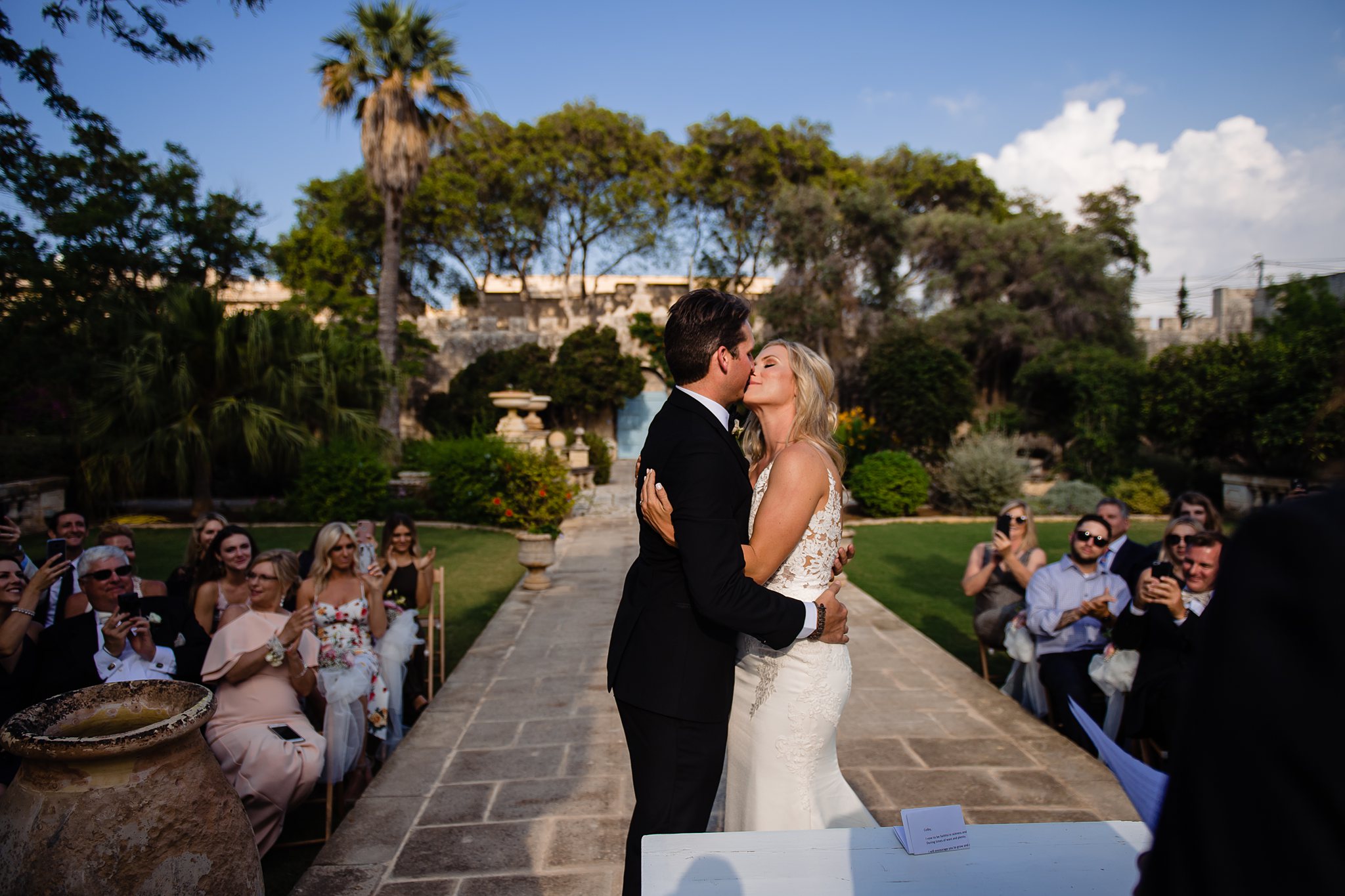 Ashley &amp; Colby | Villa Bologna Attard | Wedding Photography Malta