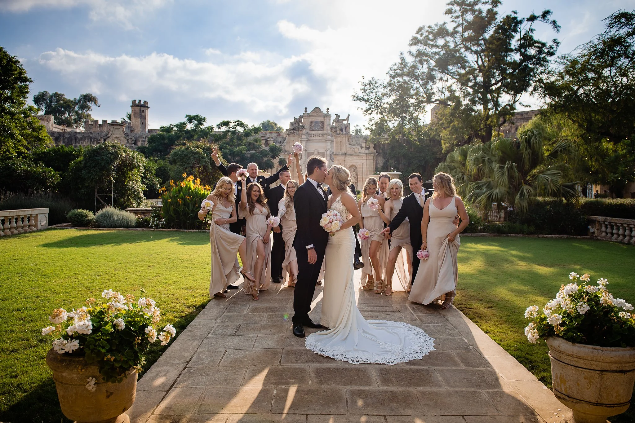 Ashley & Colby | Villa Bologna Attard | Wedding Photography Malta