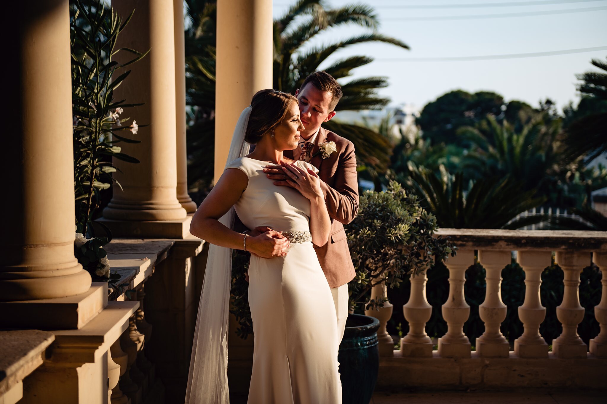 Bride &amp; Groom Photos at Villa Arrigo Naxxar 