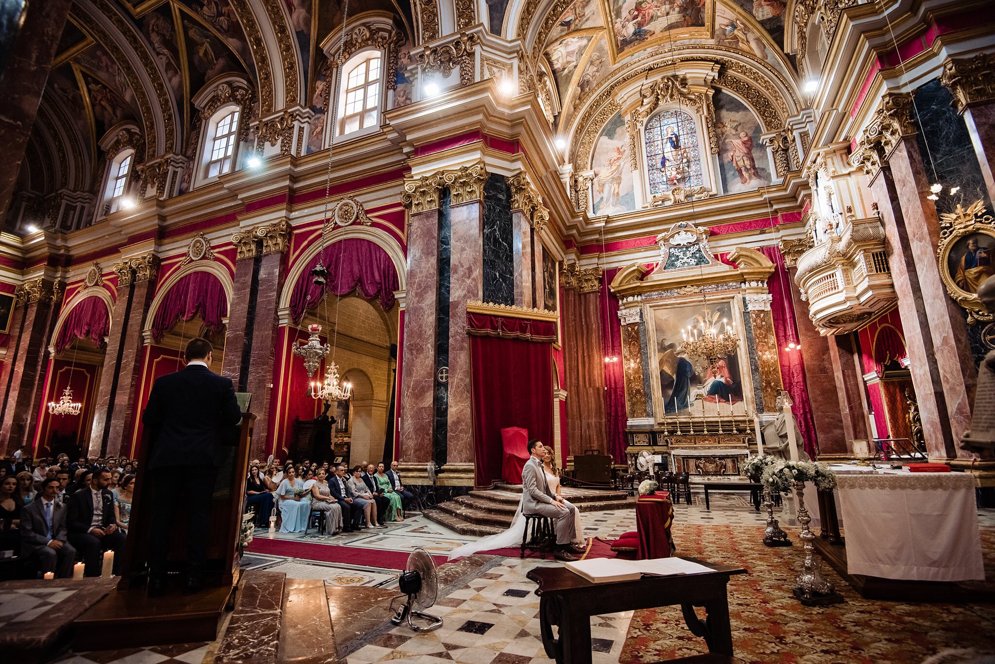 Mdina Cathedral Wedding Ceremony 