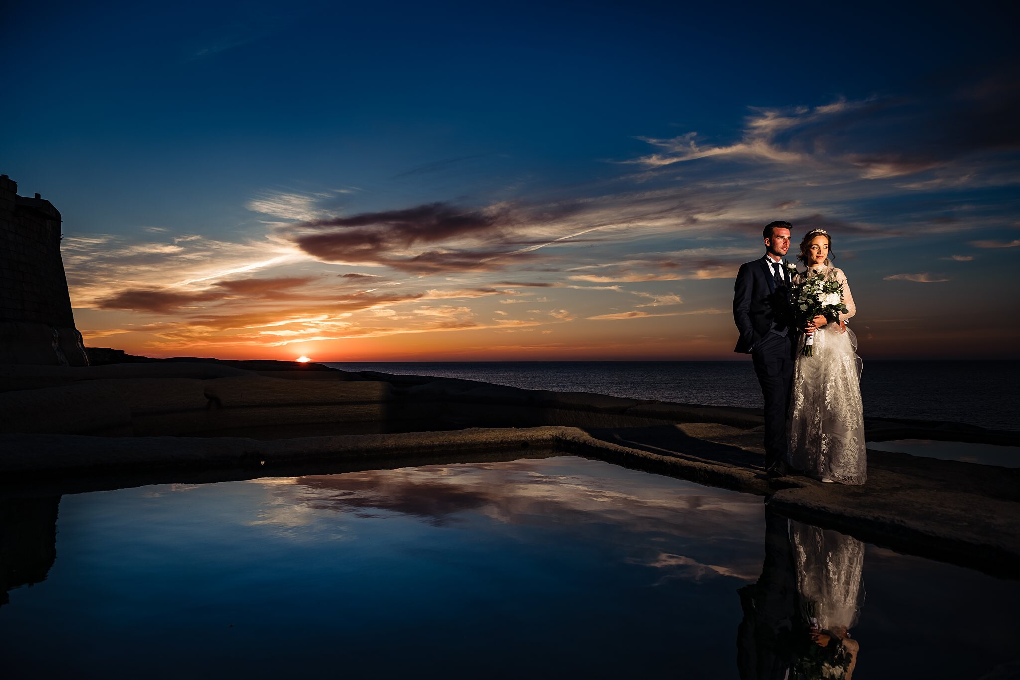 Salt Pans Wedding Photo - Wedding Photography Gozo