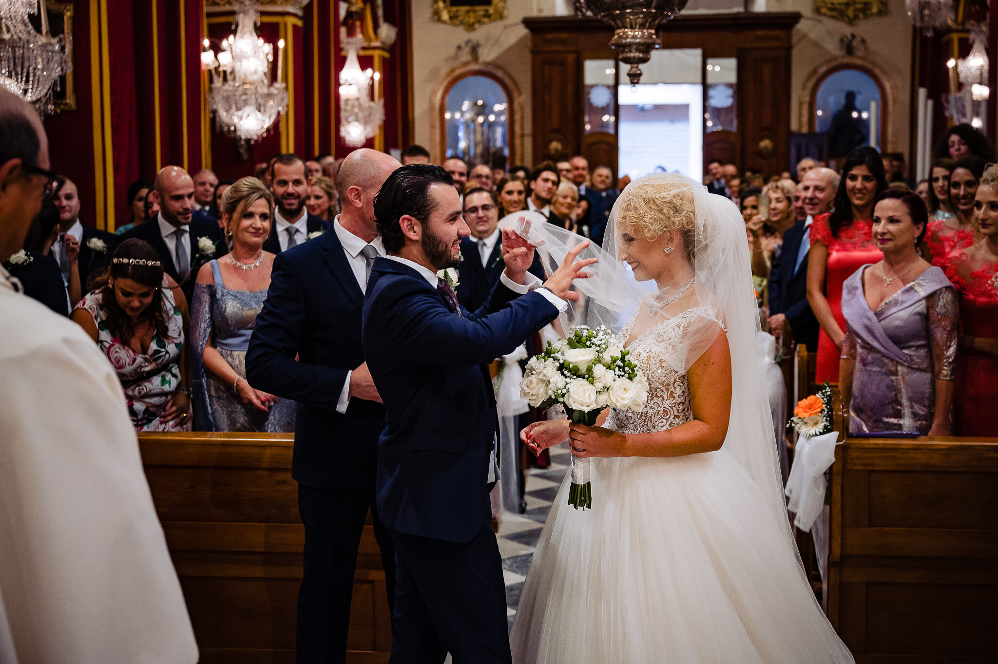 Wedding Photography Malta - Michela &amp; Fabio - Ta Giezu Valletta Ceremony