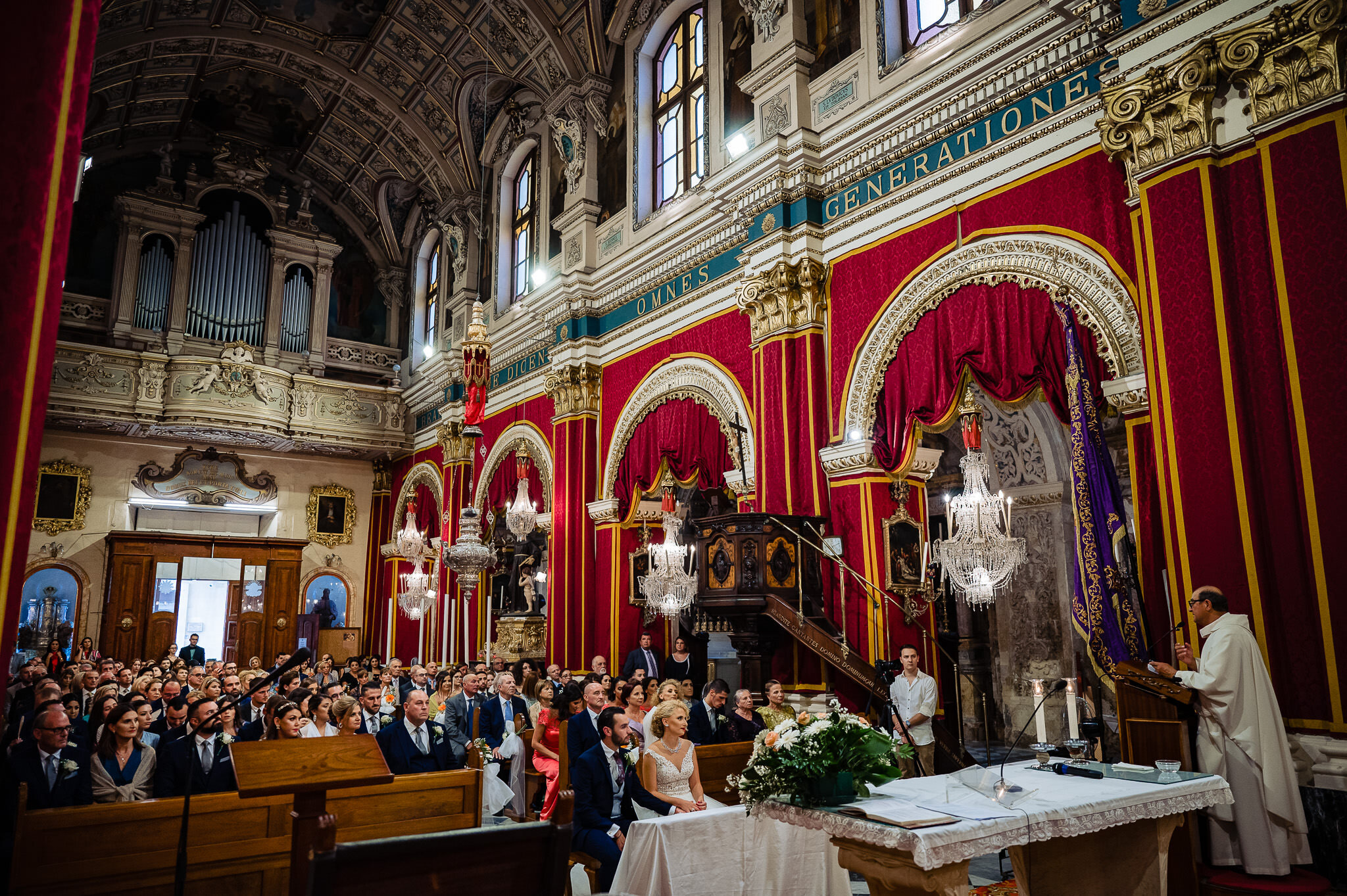 Wedding Photography Malta - Michela &amp; Fabio - Ta Giezu Valletta Ceremony