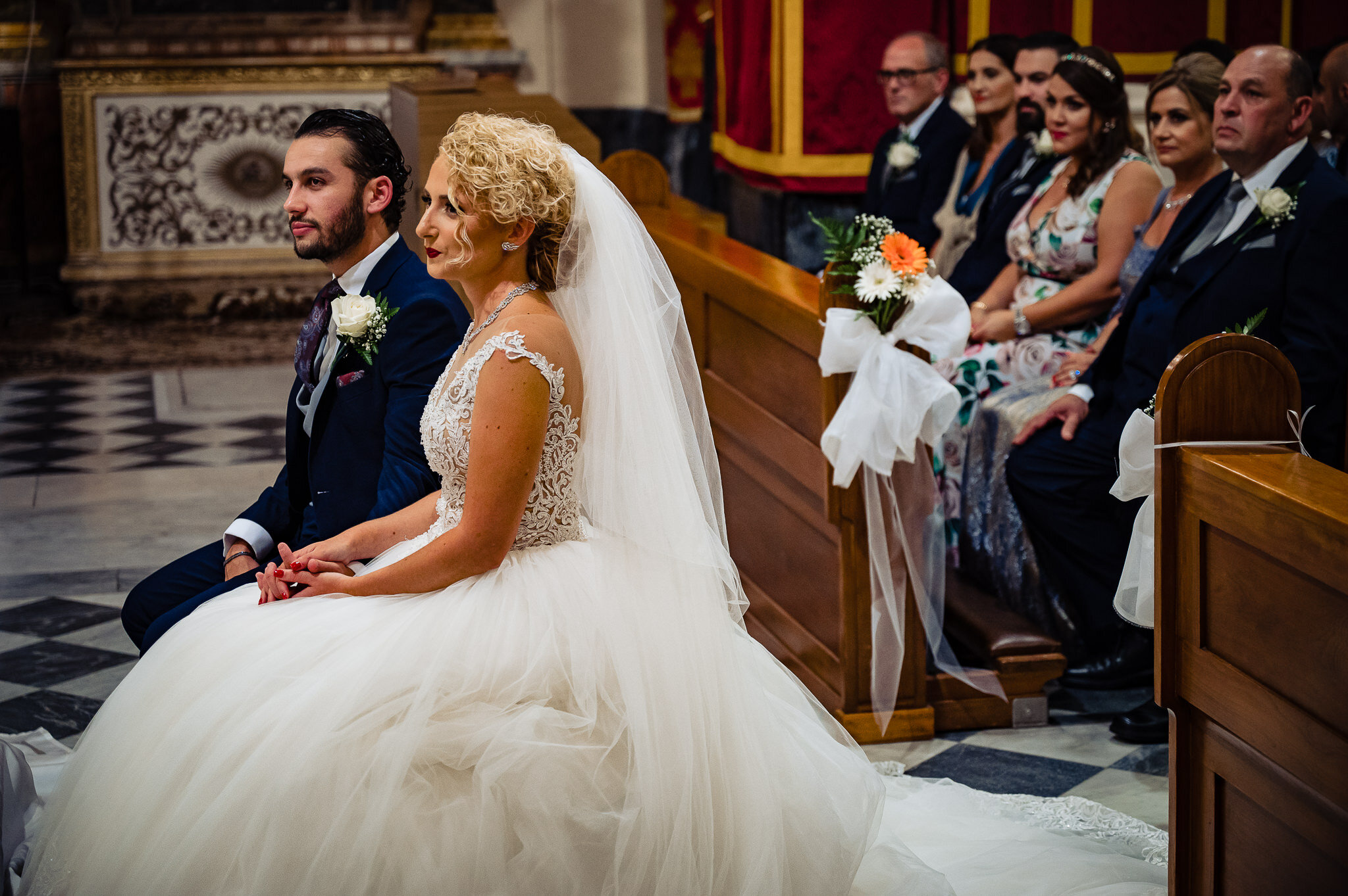 Wedding Photography Malta - Michela &amp; Fabio - Ta Giezu Valletta Ceremony