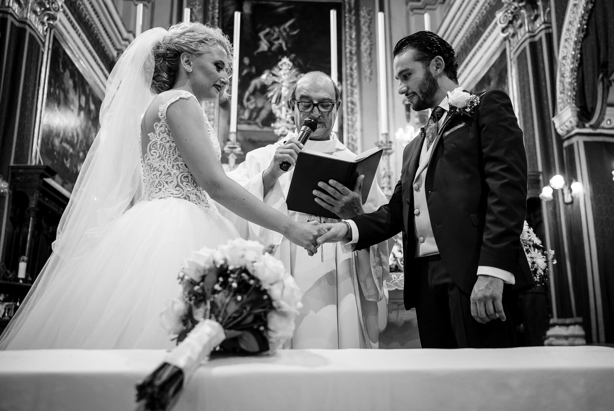 Wedding Photography Malta - Michela &amp; Fabio - Ta Giezu Valletta Ceremony