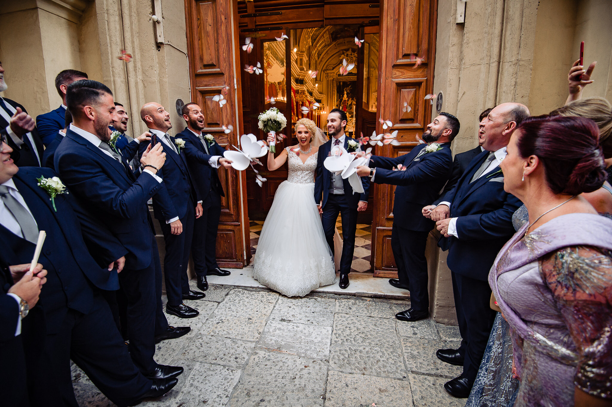 Wedding Photography Malta - Michela &amp; Fabio - Ta Giezu Valletta Ceremony