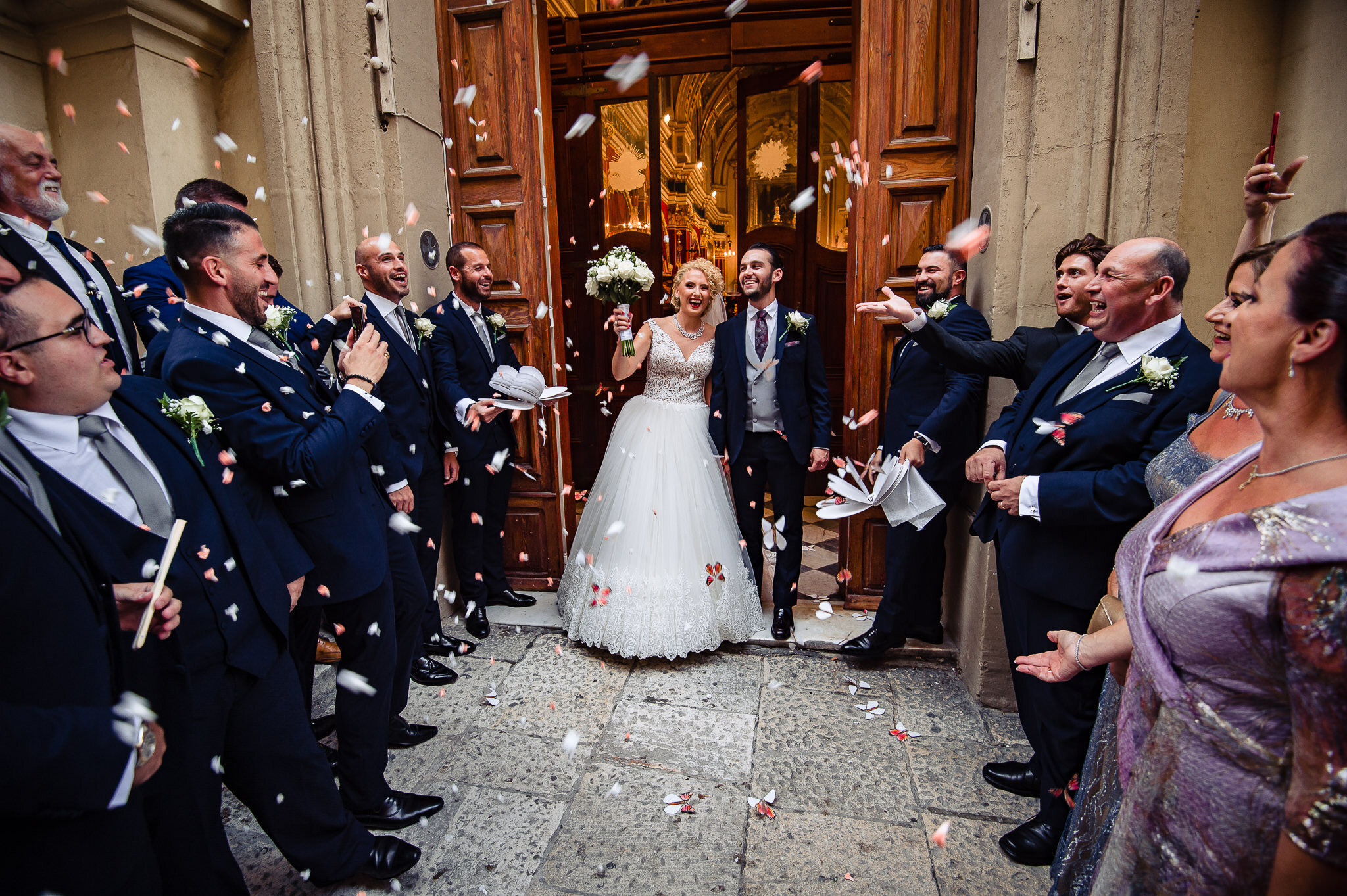 Wedding Photography Malta - Michela &amp; Fabio - Ta Giezu Valletta Ceremony