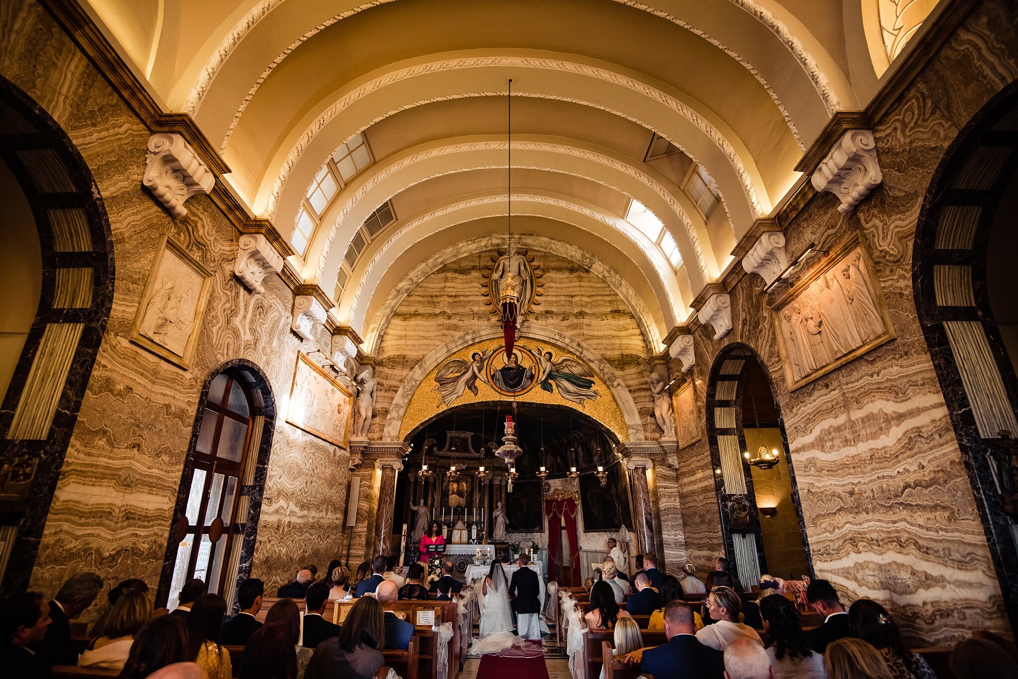 Peta &amp; Matt | Ceremony Mellieha Sanctuary | Wedding Photography Malta 