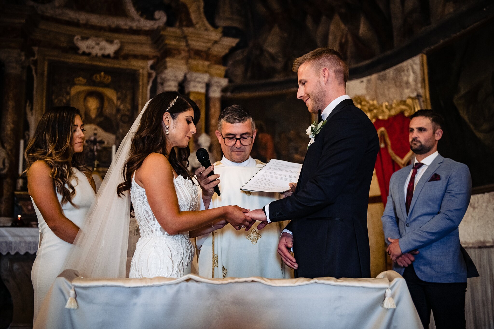 Peta &amp; Matt | Ceremony Mellieha Sanctuary | Wedding Photography Malta 