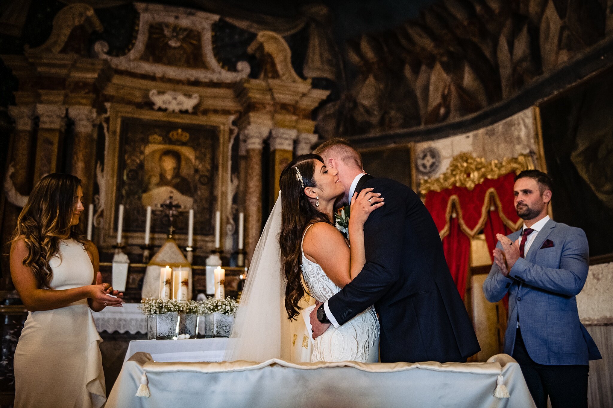 Peta &amp; Matt | Ceremony Mellieha Sanctuary | Wedding Photography Malta 
