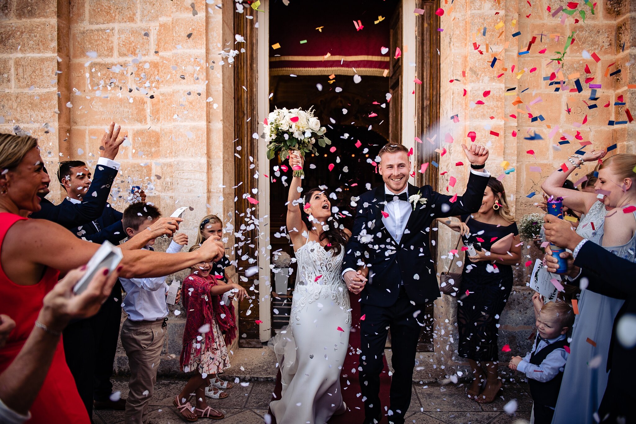 Peta &amp; Matt | Ceremony Mellieha Sanctuary | Wedding Photography Malta 