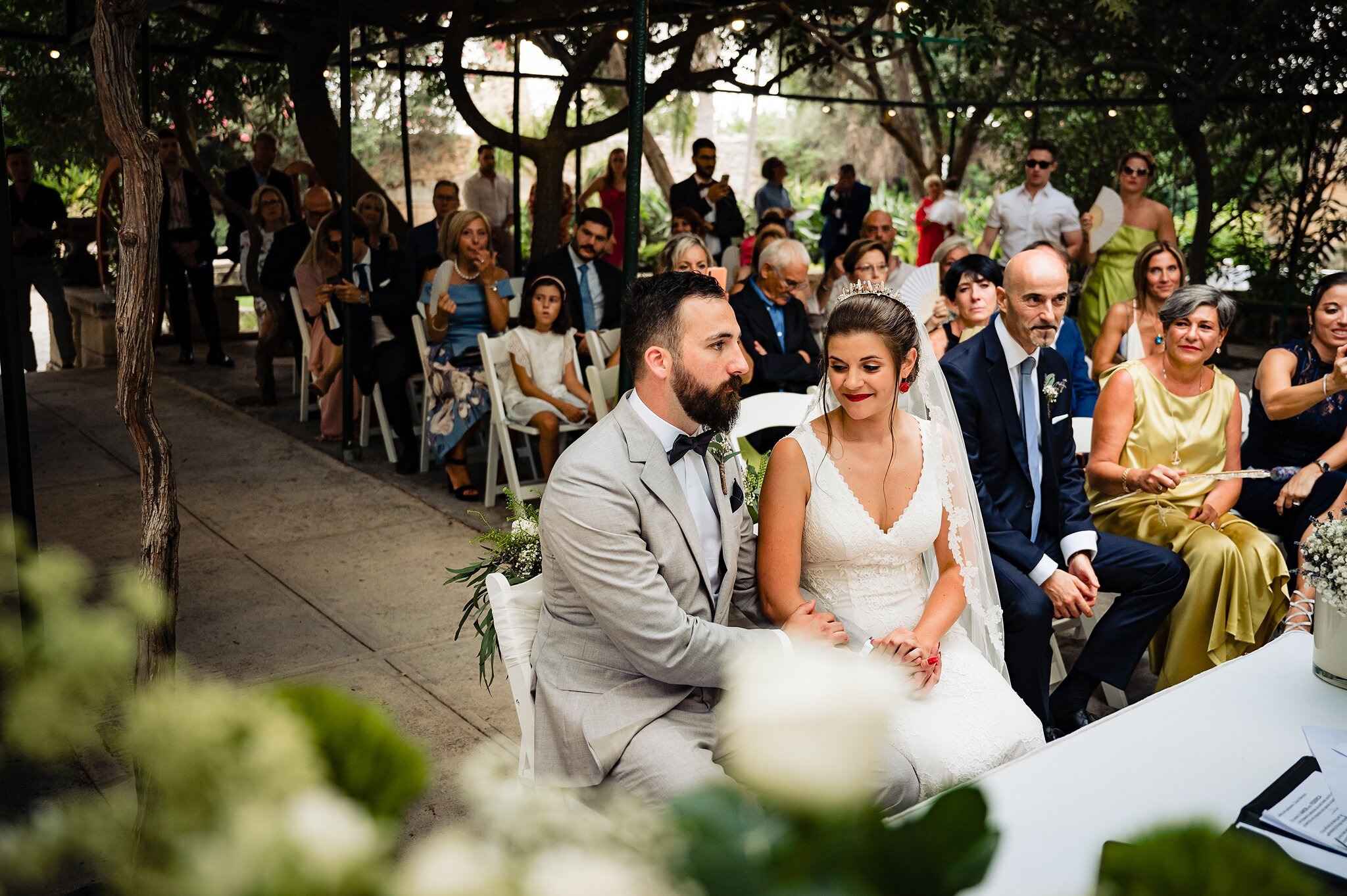 Wedding Ceremony Razzett L'Abjad | Wedding Photography Malta 