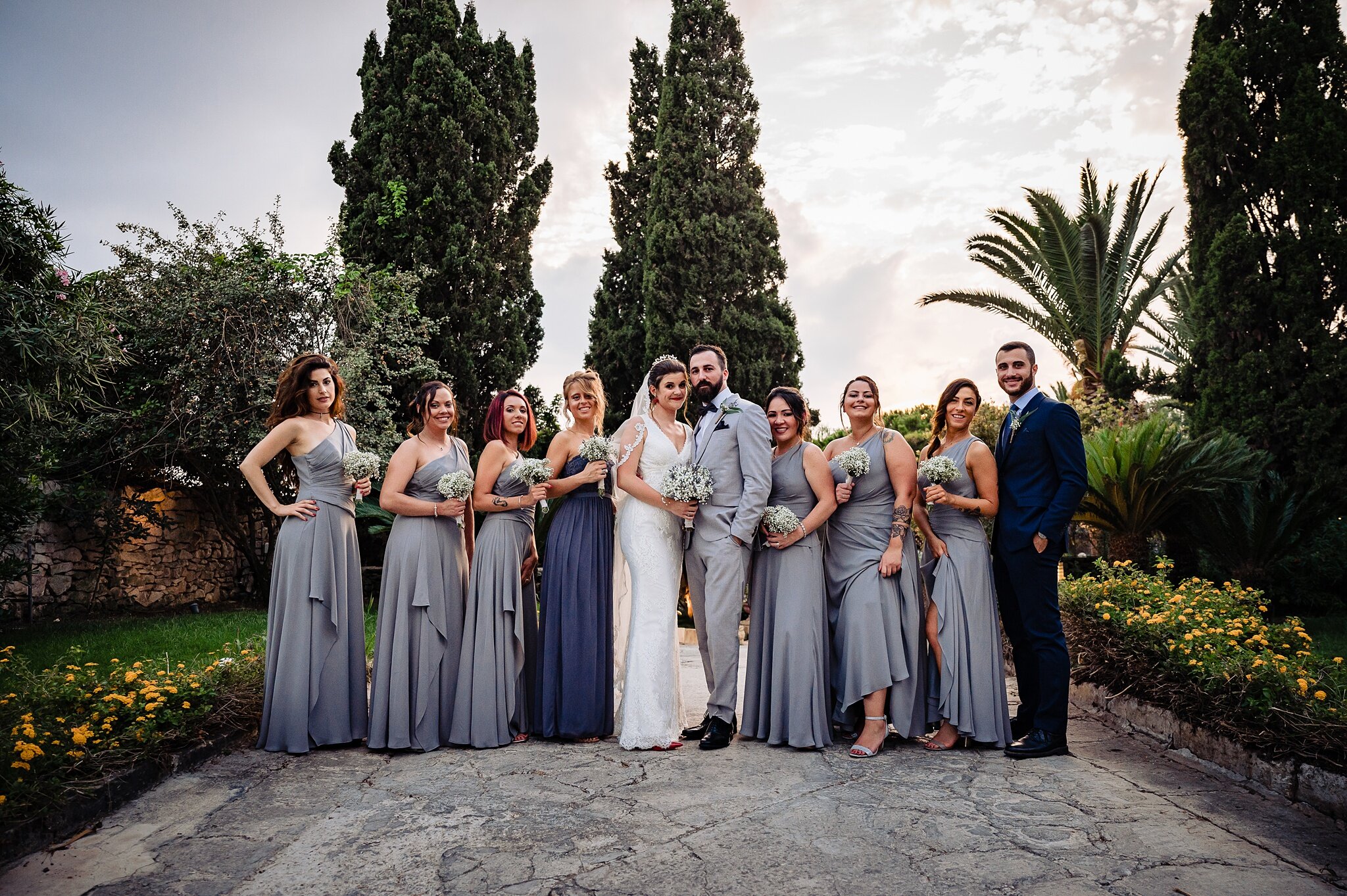 Bridal Party Photos Razzett L'Abjad | Wedding Photography Malta 