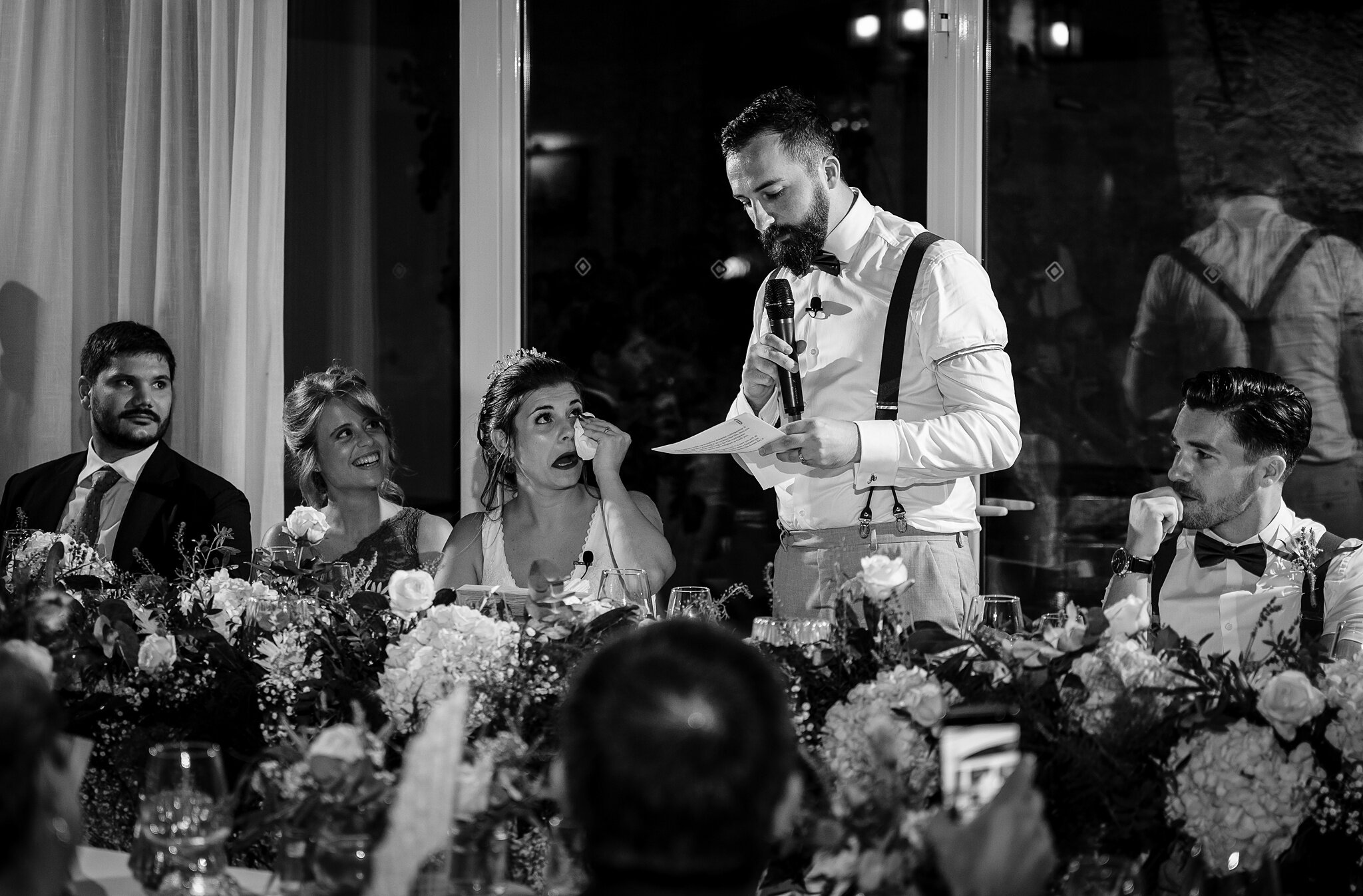 Indoor set up and speeches Razzett L'Abjad | Wedding Photography Malta  