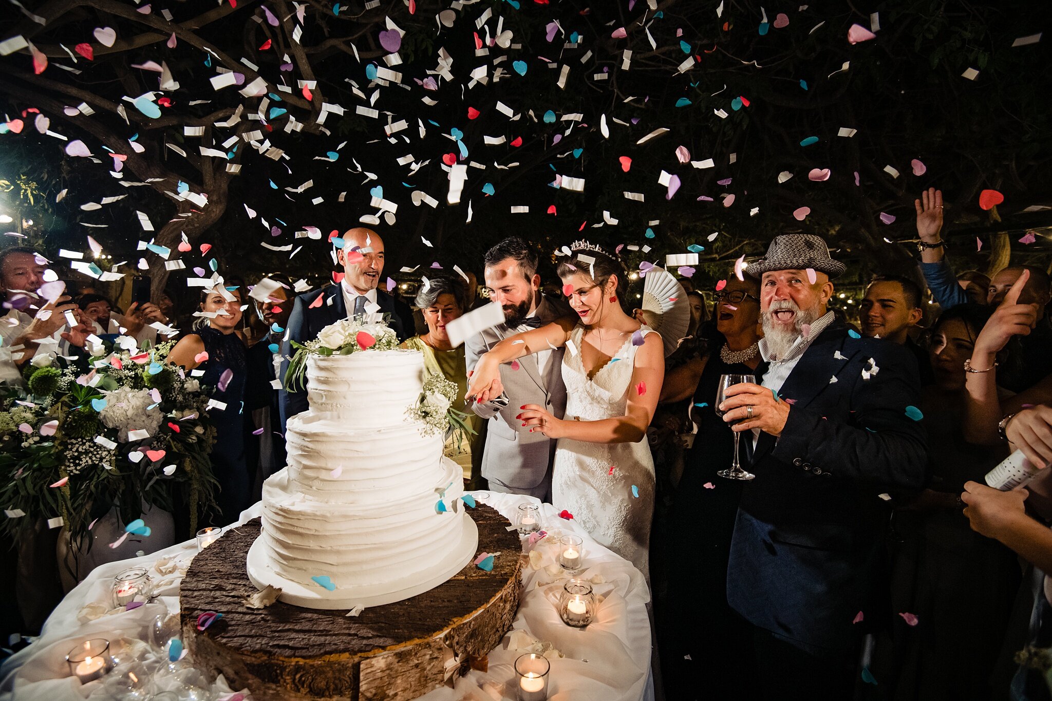 Cutting of the Cake Razzett L'Abjad | Wedding Photography Malta