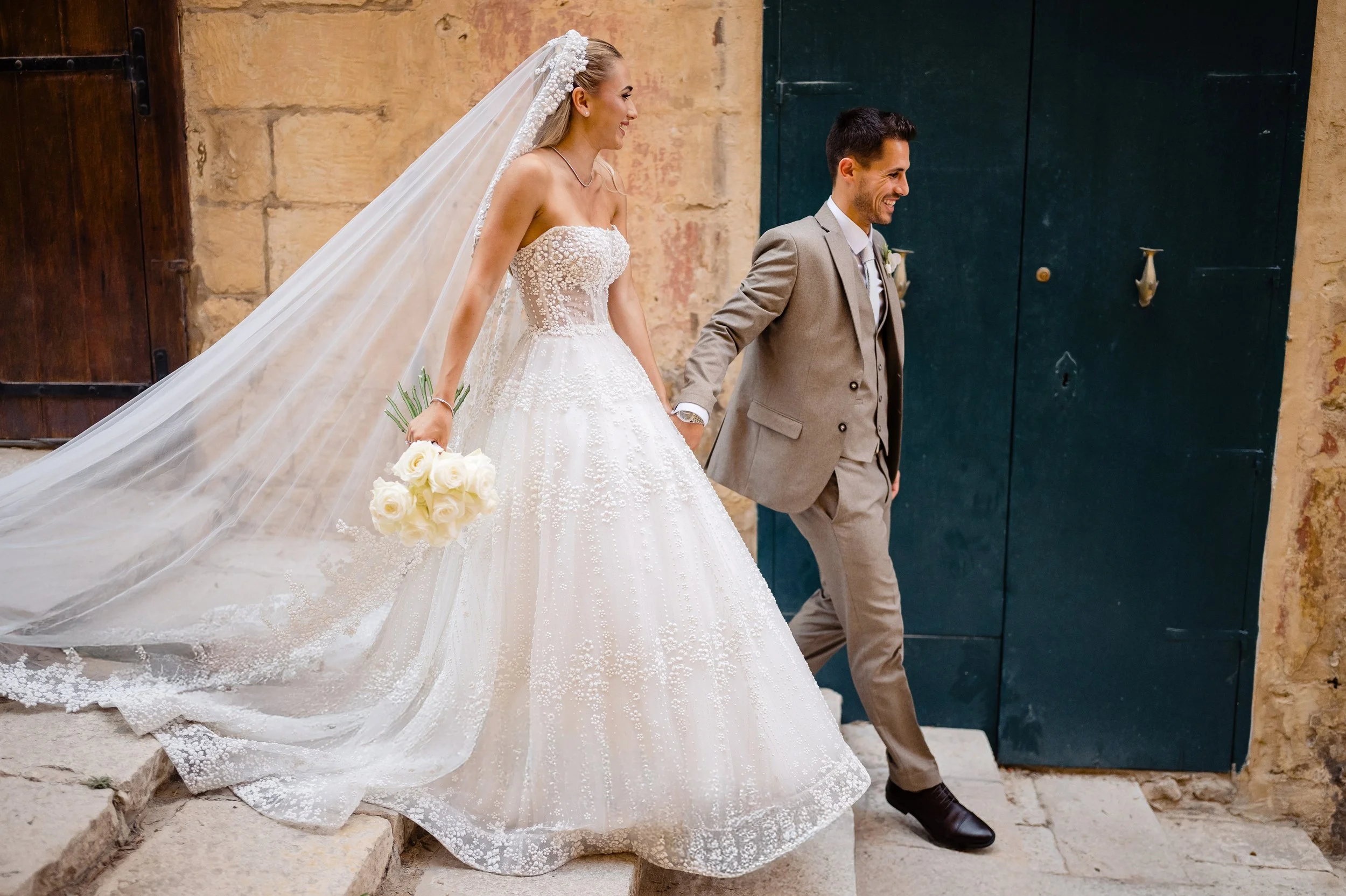 Rebecca + Matthew | Lower Barrakka Gardens, Valletta