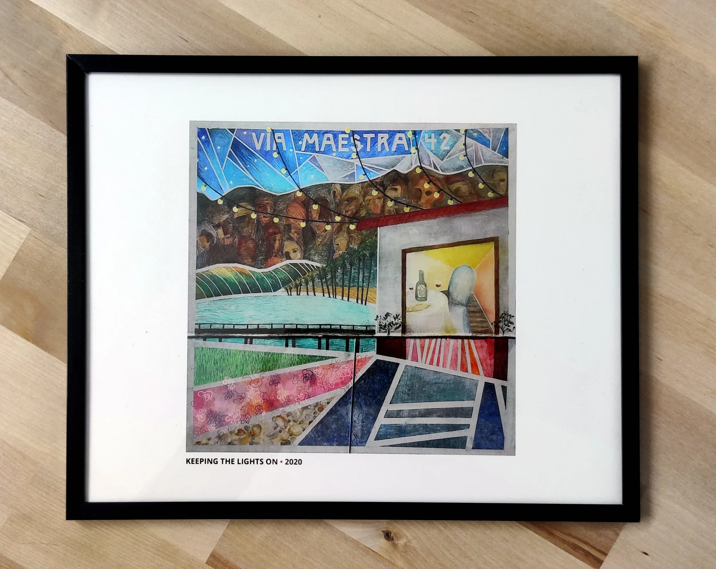 Keeping the Lights On_framed Print.jpg